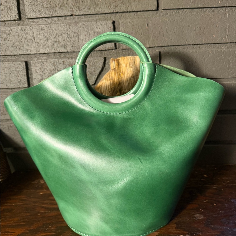 Portland Leather large Milan in cowboy mint